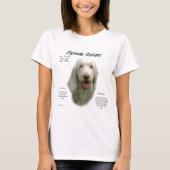 Spinone Italiano Geschiedenis Ontwerp T-shirt (Voorkant)
