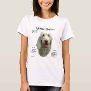 Spinone Italiano Geschiedenis Ontwerp T-shirt