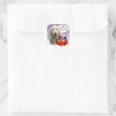Spinone Italiano Halloween Snoep Ronde Sticker (Tas)