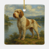 Spinone Italiano Keramisch Ornament (Achterkant)