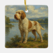 Spinone Italiano Keramisch Ornament (Voorkant)