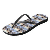 Spinone Italiano Laat het Sneeuwen Kerstmis Teenslippers (Schuin)