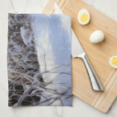 Spinone Italiano Laat het Sneeuwen Kerstmis Theedoek (Quarter Fold)