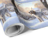 Spinone Italiano liet het sneeuwen Kerstmis Cadeaupapier (Rol Hoek)