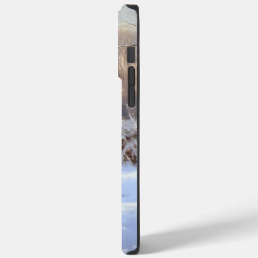 Spinone Italiano liet het sneeuwen Kerstmis Case-Mate iPhone Case (Achterkant / Links)