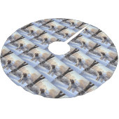 Spinone Italiano liet het sneeuwen Kerstmis Kerstboom Rok (Gekanteld)