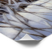 Spinone Italiano liet het sneeuwen Kerstmis Perfect Poster (Hoek)