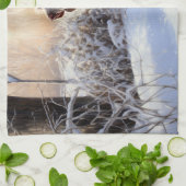 Spinone Italiano liet het sneeuwen Kerstmis Theedoek (Gevouwen)