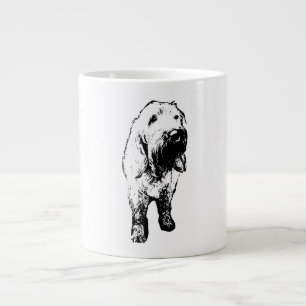 Spinone Italiano Mok – Staande Inkt Hond Kunst