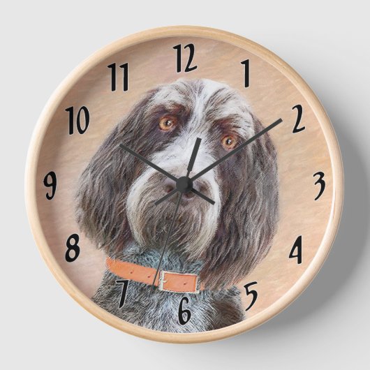 Spinone Italiano Painting - Cute Original Dog Art (Voorkant)