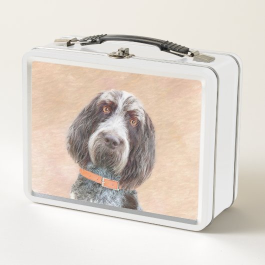 Spinone Italiano Painting - Cute Original Dog Art (Voorkant)