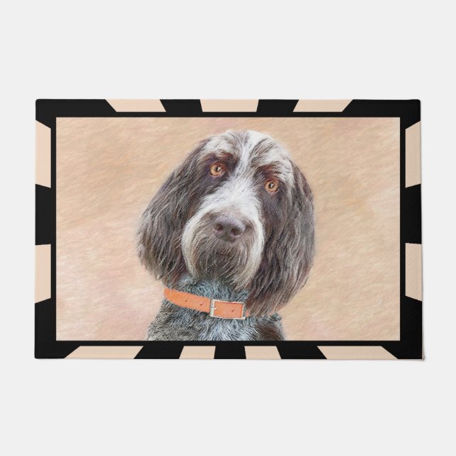 Spinone Italiano Painting - Cute Original Dog Art Deurmat (Voorkant)