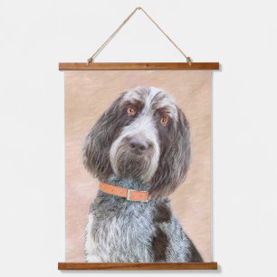 Spinone Italiano Painting - Cute Original Dog Art Hangend Wandkleed