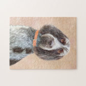 Spinone Italiano Painting - Cute Original Dog Art Legpuzzel (Horizontaal)