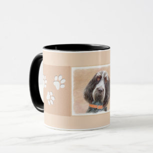 Spinone Italiano Painting - Cute Original Dog Art Mok