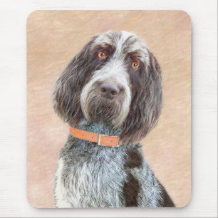Spinone Italiano Painting - Cute Original Dog Art Muismat