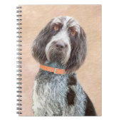 Spinone Italiano Painting - Cute Original Dog Art Notitieboek (Voorkant)