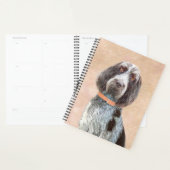 Spinone Italiano Painting - Cute Original Dog Art Planner (Display)
