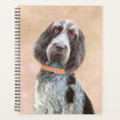 Spinone Italiano Painting - Cute Original Dog Art Planner (Voorkant)