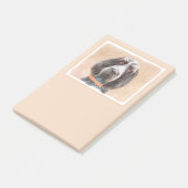 Spinone Italiano Painting - Cute Original Dog Art Post-it® Notes (Schuin)