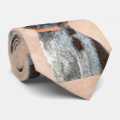 Spinone Italiano Painting - Cute Original Dog Art Stropdas (Opgerold)