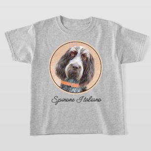 Spinone Italiano Painting - Cute Original Dog Art T-shirt