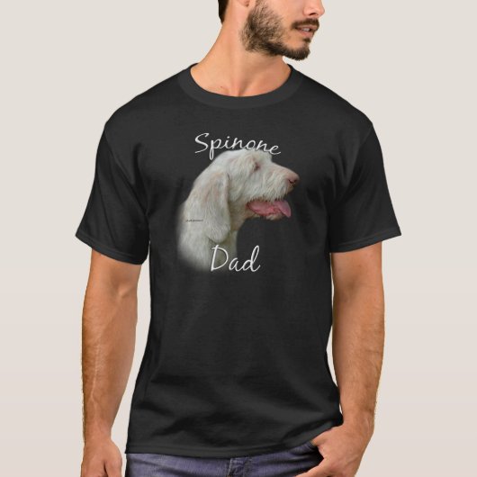 Spinone Italiano Papa 2 T-shirt (Voorkant)