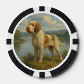 Spinone Italiano Poker Chips (Voorkant)