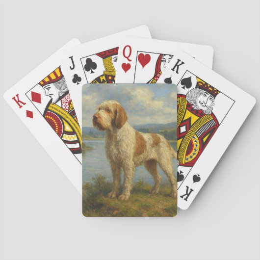 Spinone Italiano Pokerkaarten (Achterkant)