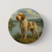 Spinone Italiano Ronde Button 5,7 Cm (Voorkant)