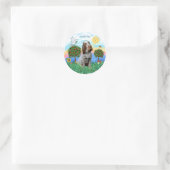 Spinone Italiano (roskam 11) Ronde Sticker (Tas)