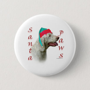 Spinone Italiano Santa Paws Ronde Button 5,7 Cm