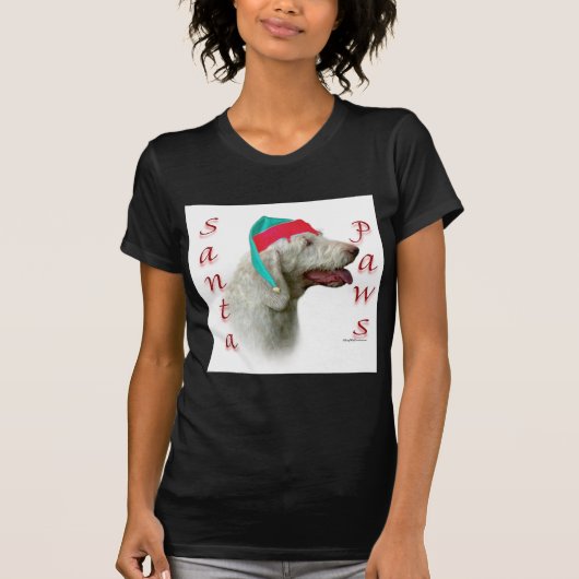 Spinone Italiano Santa Paws T-shirt (Voorkant)