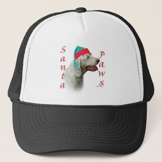 Spinone Italiano Santa Paws Trucker Pet (Voorkant)