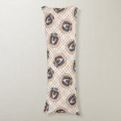 Spinone Italiano Schilderij Bruin Roan Schattigee  Lichaamskussen (Voorkant Verticaal)