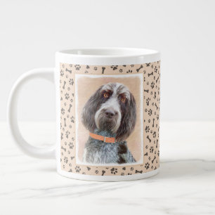 Spinone Italiano Schilderij - Mooie Originele Hond Grote Koffiekop