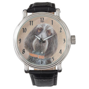 Spinone Italiano Schilderij - Mooie Originele Hond Horloge