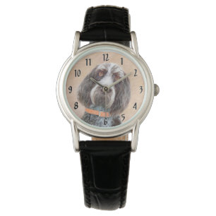 Spinone Italiano Schilderij - Mooie Originele Hond Horloge