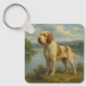 Spinone Italiano Sleutelhanger (Voorkant)