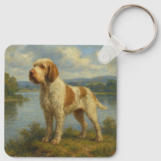 Spinone Italiano Sleutelhanger (Achterkant)