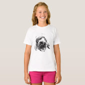 Spinone Italiano T-Shirt – Dog Head Portrait (Voorkant volledig)