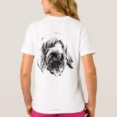 Spinone Italiano T-Shirt – Dog Head Portrait (Achterkant)