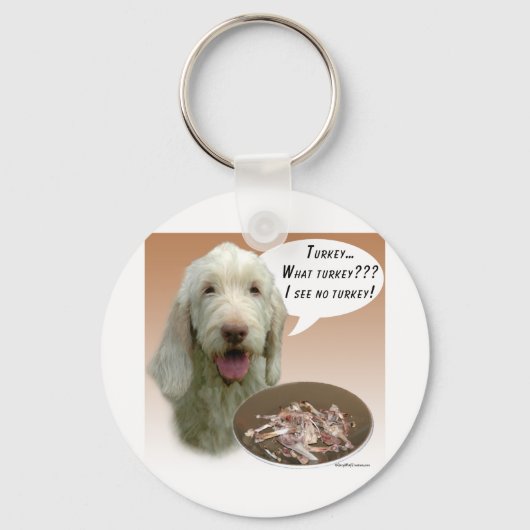 Spinone Italiano Turkije Sleutelhanger (Voorkant)