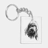 Spinone Pocket Rustig Sleutelhanger (Voorkant Links)