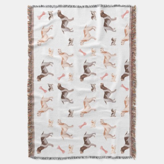 Spinone Throw Blanket Deken (Voorkant Verticaal)