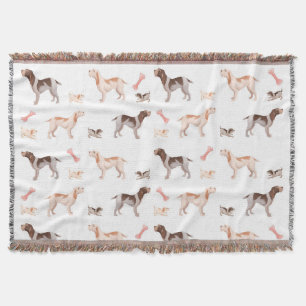 Spinone Throw Blanket Deken