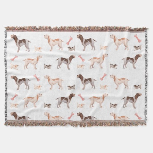 Spinone Throw Blanket Deken (Voorkant)