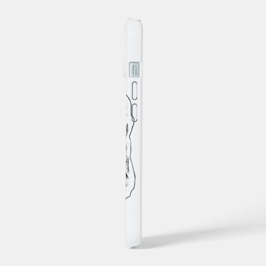 Spinone zachte bewaker iPhone 15 case (Linkerkant)