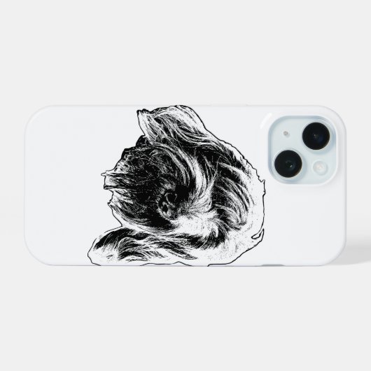 Spinone zachte bewaker iPhone 15 case (Achterkant horizontaal)