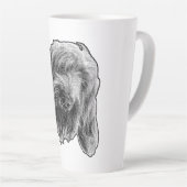 Spinone zachte pauze latte mok (Rechterhoek)